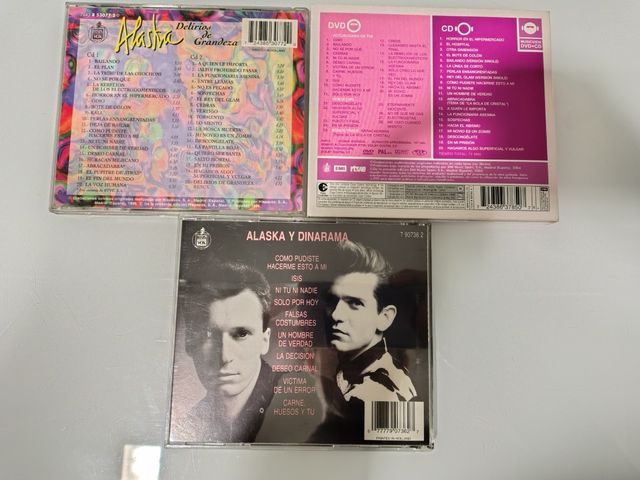 LOTE ALASKA 2CD, CD CON DVD Y CD