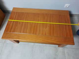 Mesa centro madeira faia