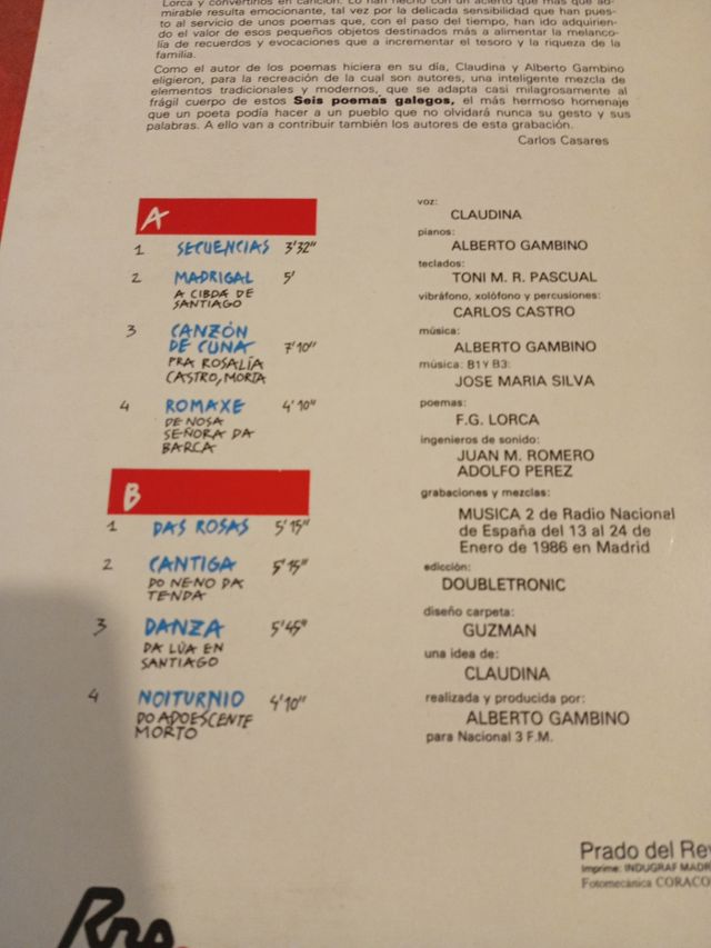 CLAUDINA Y ALBERTO GAMBINO. LORCA. DANZA NA LUA