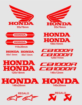 Pegatinas honda cb 1000r