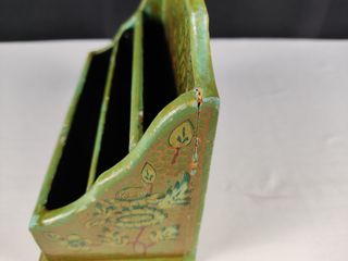 Porta Cartas Vintage Papel Maché Made in India