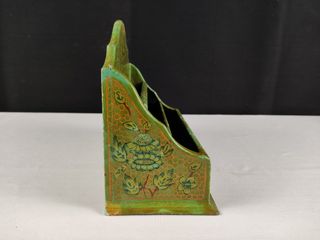 Porta Cartas Vintage Papel Maché Made in India