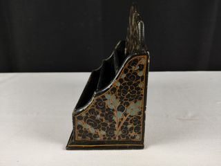 Porta Cartas Vintage Papel Maché Made in India