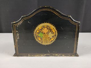 Porta Cartas Vintage Papel Maché Made in India