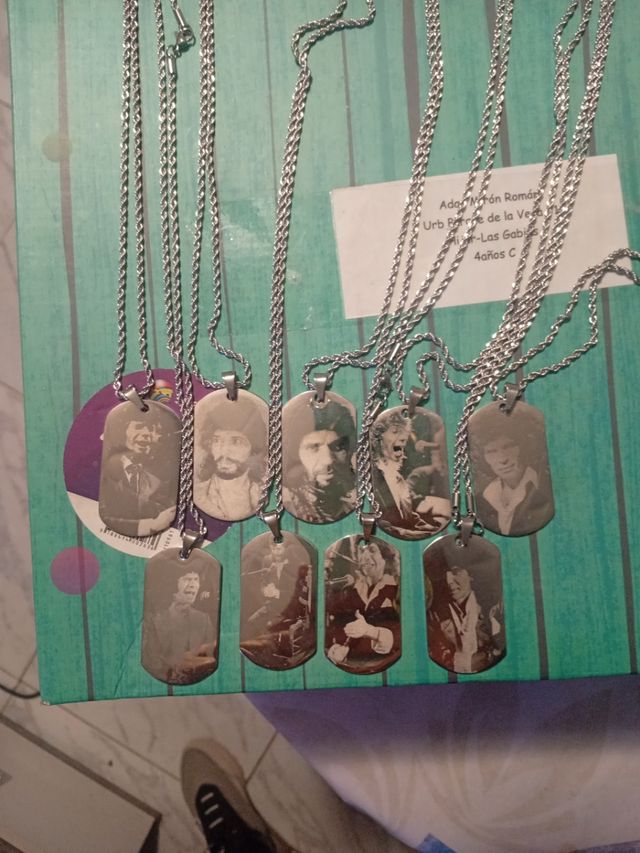 Cordón con placa de camarón antialérgico