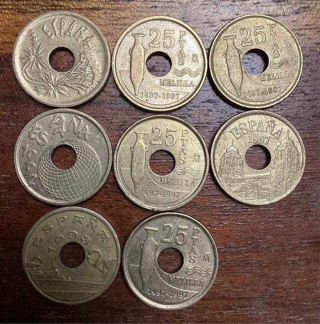 Lote Monedas España Rey Juan Carlos I