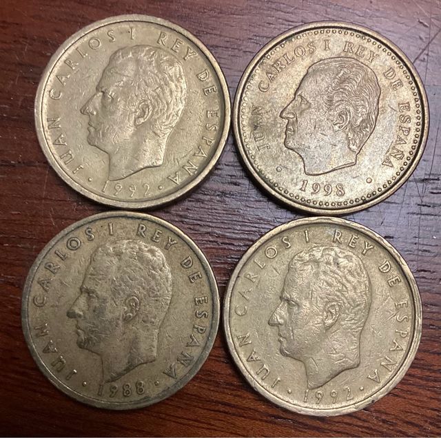 Lote Monedas España Rey Juan Carlos I