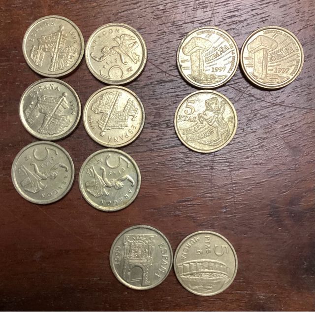 Lote Monedas España Rey Juan Carlos I