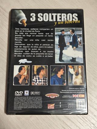 DVD - 3 SOLTEROS Y UN BIBERÓN - Nueva