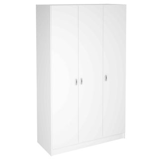 Armario Ropero 3 Puertas Abatibles 128,2x52x200 cm
