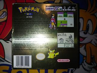 POKEMON EDICION ORO GOLD VERSION GAMEBOY COLOR