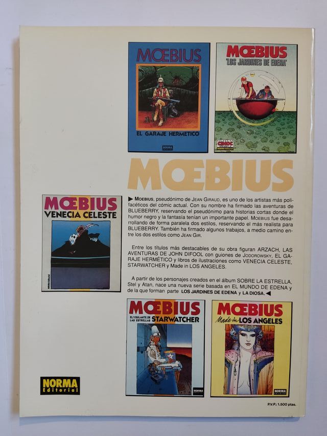 Cómic El mundo de Edena: La diosa (Moebius)