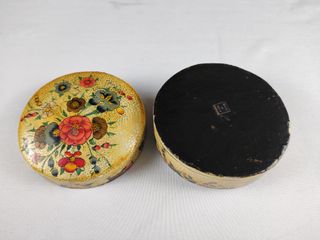 Caixa Pequena Vintage Papel Maché Made in India