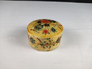 Caixa Pequena Vintage Papel Maché Made in India