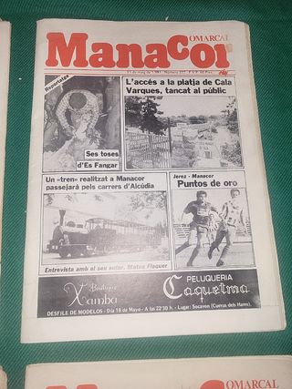 Lote 4 revistas comarcal manacor 1985