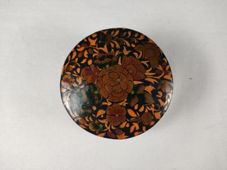 Caixa Pequena Vintage Papel Maché Made in India