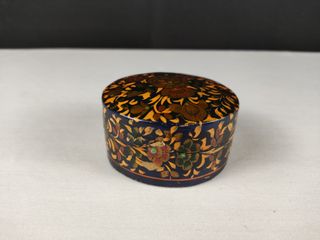 Caixa Pequena Vintage Papel Maché Made in India