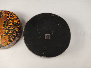 Caixa Pequena Vintage Papel Maché Made in India