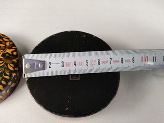 Caixa Pequena Vintage Papel Maché Made in India