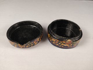 Caixa Pequena Vintage Papel Maché Made in India