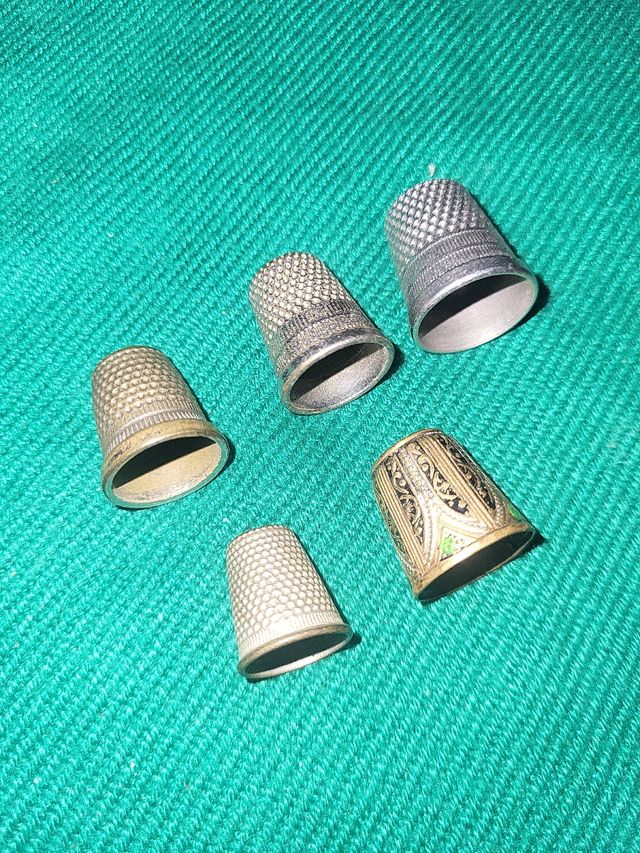 Lote dedales para coser