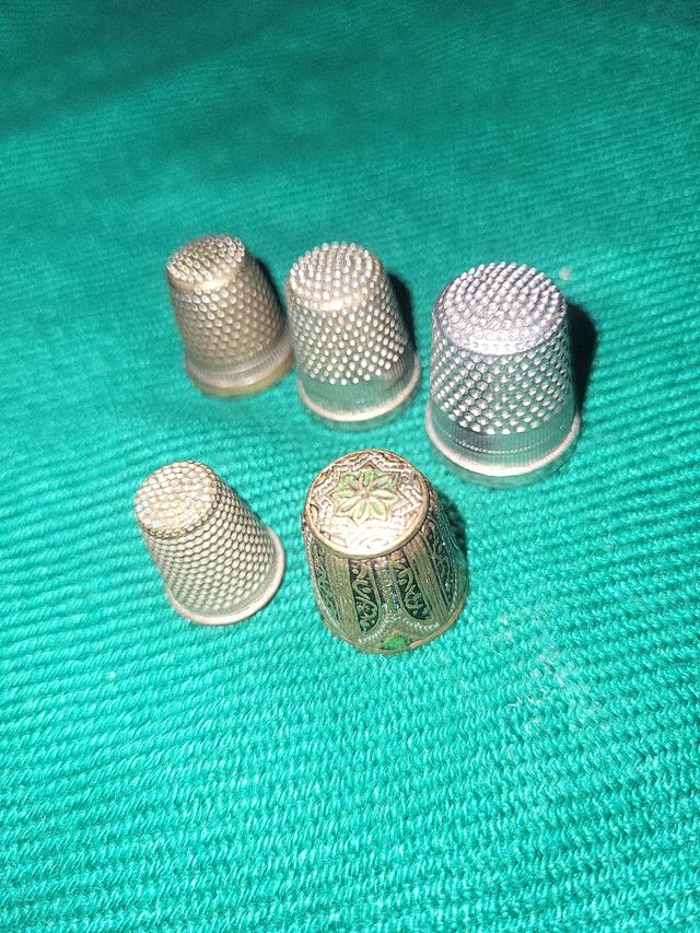 Lote dedales para coser