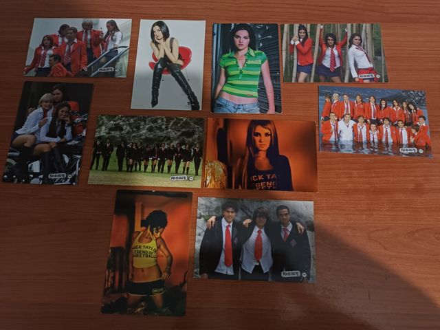 RBD PHOTOCARDS LOTE 1