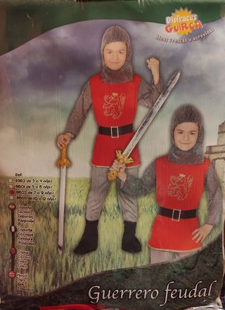 Disfraz guerrero feudal