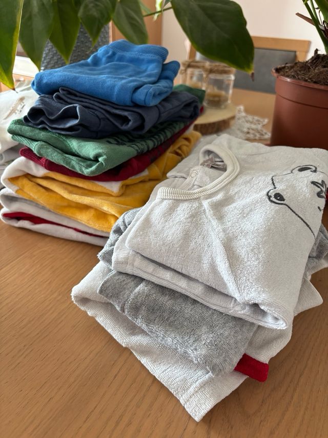 Scatola vestiti bimbo 3 mesi in cotone come nuovi