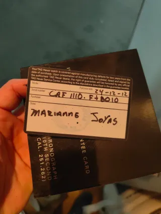 Caja reloj Tagheuer original