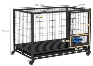 Jaula perros grandes comedero NUEVA