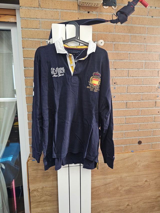 Polo España Manga Larga Tommy Hilfiger Talla XXL 
