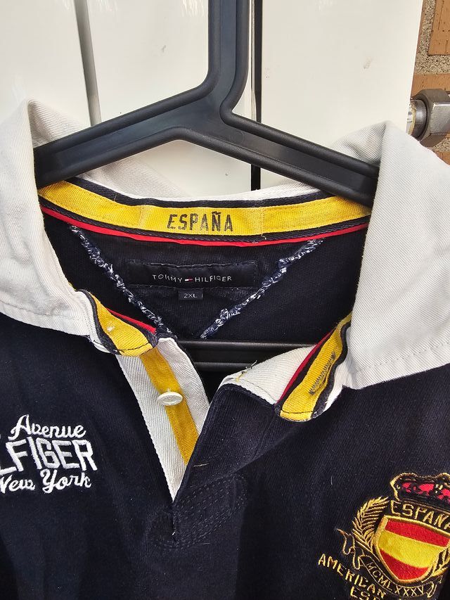 Polo España Manga Larga Tommy Hilfiger Talla XXL 