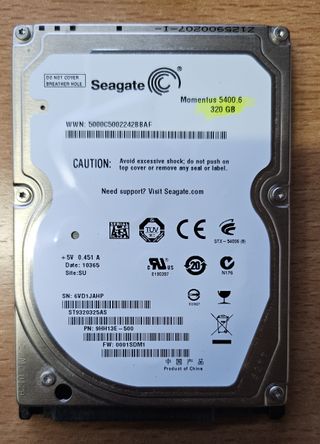 Disco duro  2.5 pulgadas - 500 gb 250 gb y 160 gb