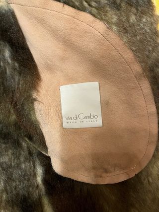 Pelliccia montone sintetico donna