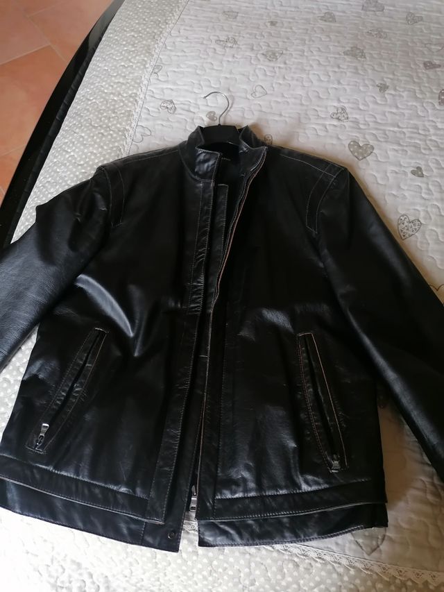 Giacca in pelle Hugo Boss tg 48