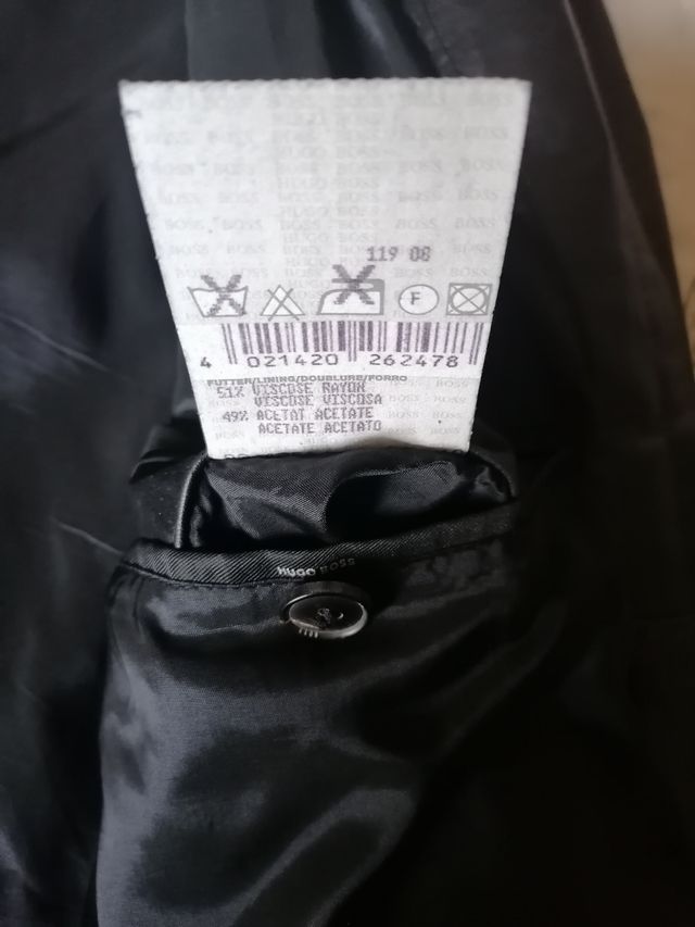 Giacca in pelle Hugo Boss tg 48