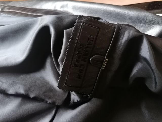 Giacca in pelle Hugo Boss tg 48