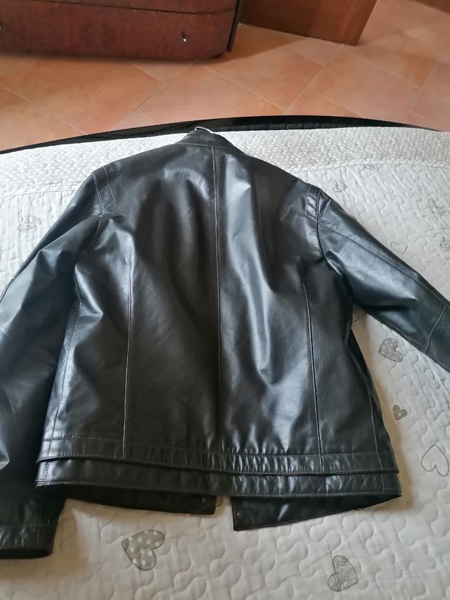 Giacca in pelle Hugo Boss tg 48