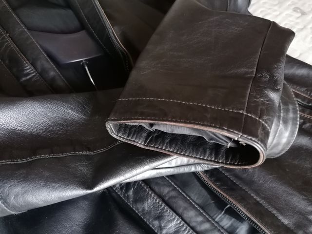 Giacca in pelle Hugo Boss tg 48