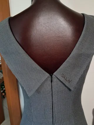 Abito a quadretti b/n