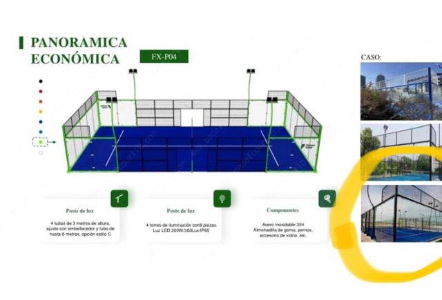 Montadores de pistas de padel