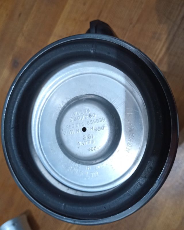 CAFFETTIERA ELETTRICA,VINTAGE IN ACCIAIO