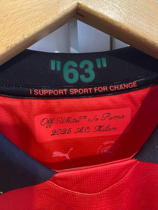 Camiseta AC Milan x Off White