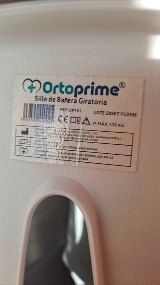 Silla de bañera giratoria 360