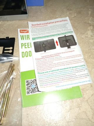 Visor Mirilla Digital angulo amplio wifi Alexa