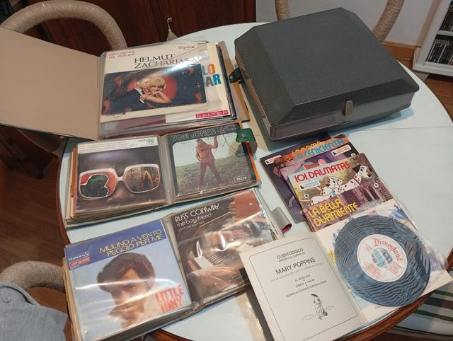 Tocadiscos y discos