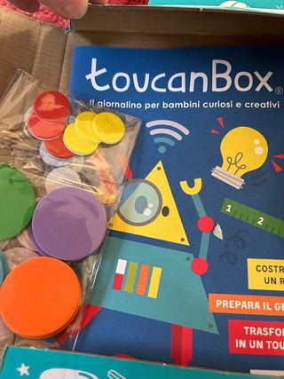 4 toucan box per bambini creativi dai 3 anni