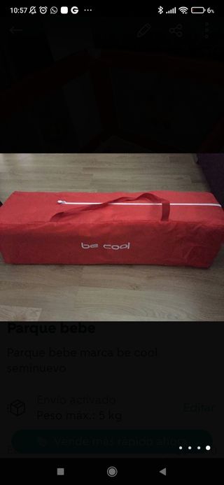 Parque bebé be cool