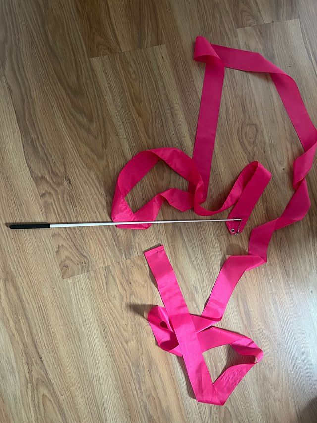 Cinta gimnasia rítmica fuxia